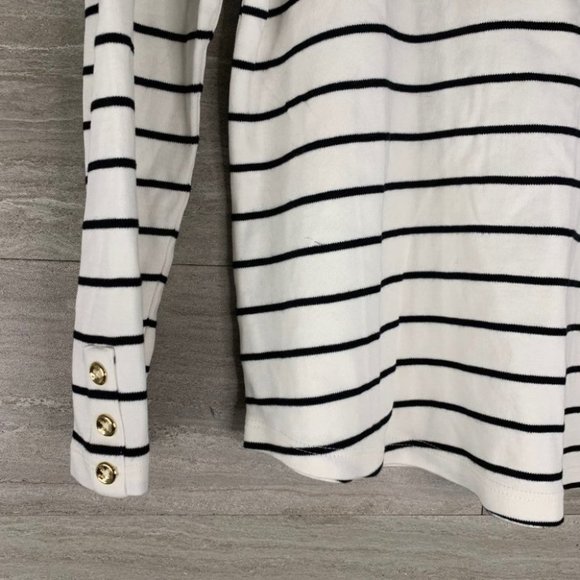 Women’s Charter Club Striped Scotty Dog Blouse - Picture 3 of 7